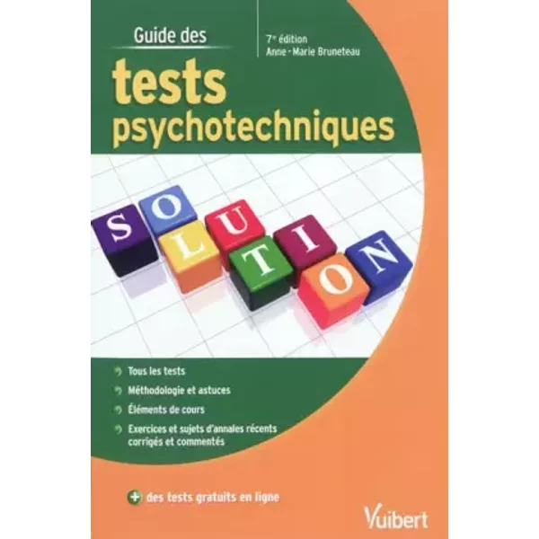 Guide Des Tests Psychotechniques - Guide - Anne-Marie Bruneteau-image