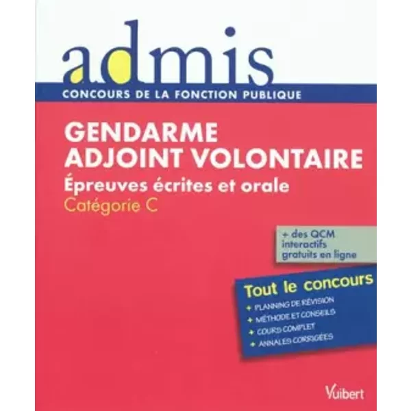 Concours Gendarme Adjoint Volontaire éCrit Oral CatéGorie C - Dominique Herbaut, Bernadette Lavaud, FrançOis Lavedan-image