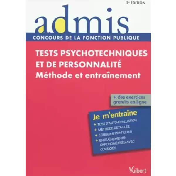 Tests Psychotechniques Et De Personnalité - MéThode Et EntraîNement - Toutes CatéGories - Ghyslaine Benoist, Sonia Deschamps-image