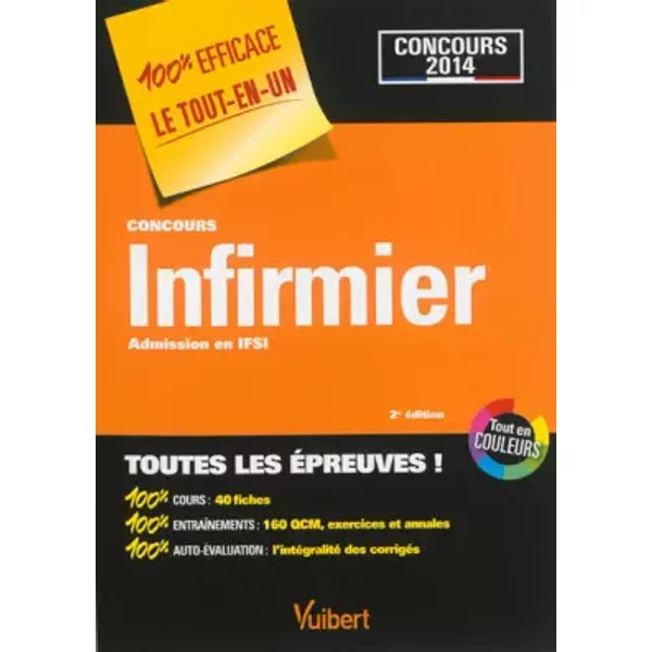 Concours Infirmier - Admission En Ifsi - Toutes Les éPreuves - Concours 2014 - Marion Gauthier, SéBastien RivièRe, Virginie SerrièRe Et Olivier Sorel-image