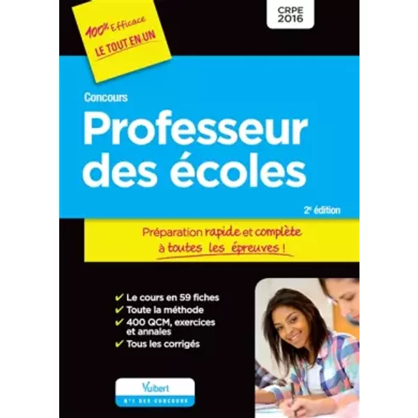 Concours Professeur Des éColes - PréParation Rapide Et ComplèTe à Toutes Les éPreuves ! - Crpe 2016 - Collectif-image