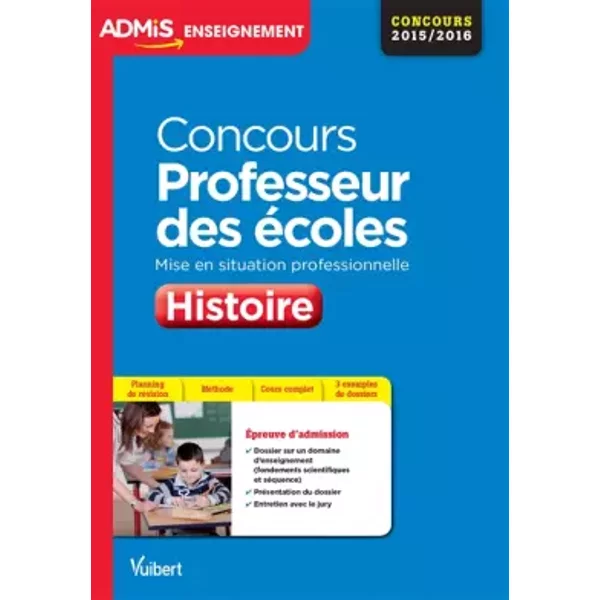 Concours Professeur Des éColes - Histoire - Mise En Situation Professionnelle - Crpe 2016 - Marc Loison, BéNéDicte Delavenne Et Isabelle Pasquier-image