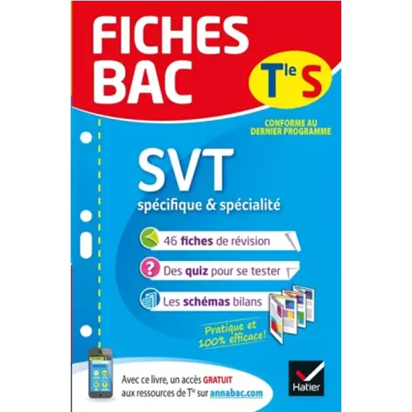 Fiches Bac SVT Tle S (SpéCifique & SpéCialité): Fiches De RéVision Terminale S - Isabelle Bednarek - Maitrepierre, Arnaud Mamique, Bruno Semelin-image