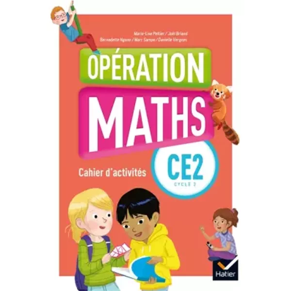 OpéRation Maths CE2 ÉD.2018 - Cahier D'activitéS + MatéRiel - Marie-Lise Peltier, Danielle Vergnes, JoëL Briand, Bernadette Ngono Et Marc Sampo-image