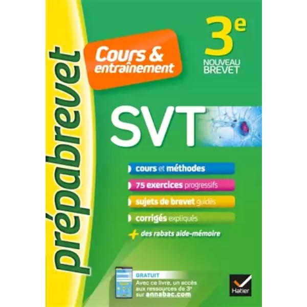 Svt 3E - PréPabrevet Cours & EntraîNement: Cours, MéThodes Et Exercices Progressifs - Fabien Madoz-Bonnot-image