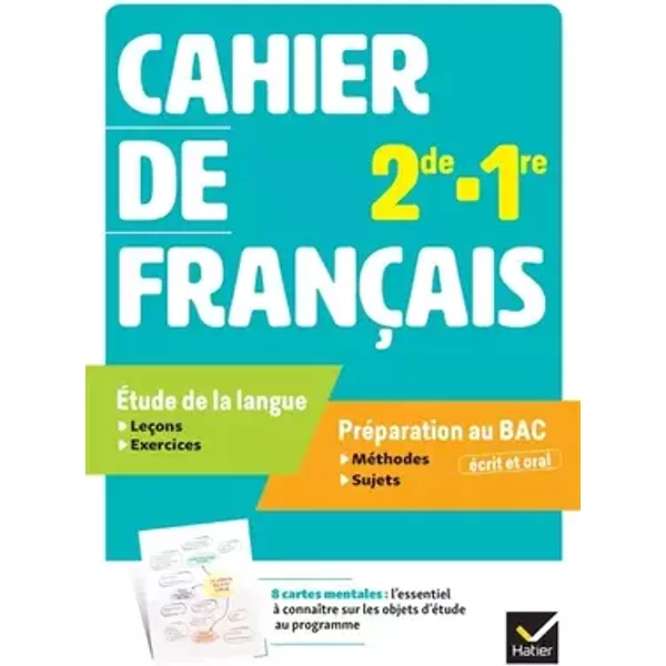 Cahier Français 2de/1re - Ed. 2025 - Cahier élève - Aurélie Buestel, Camille Gros