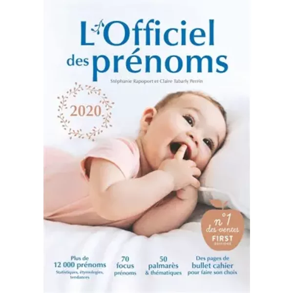 L'officiel Des PréNoms 2020 - Plus De 12 000 PréNoms, NuméRo 1 Des Ventes - StéPhanie Rapoport, Claire Tabarly-image