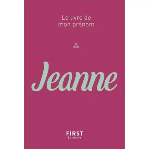 64 Le Livre De Mon PréNom - Jeanne - Jules Lebrun-image