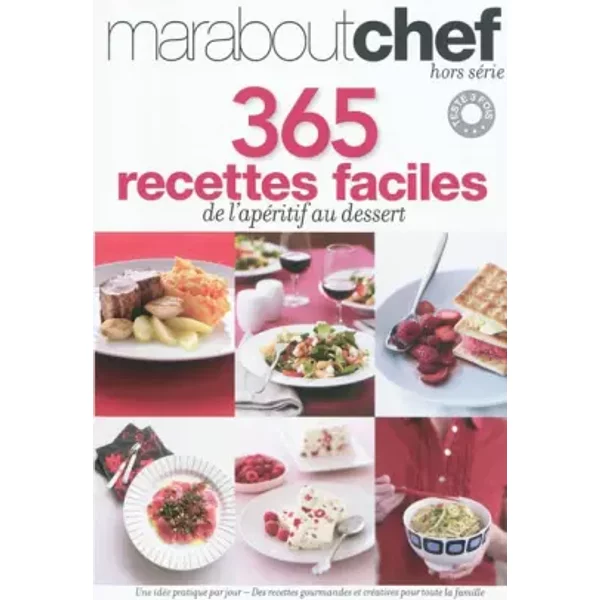 365 Recettes Faciles De L'apéRitif Au Dessert - Collectif-image