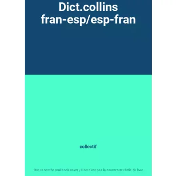 Dict.Collins Fran-Esp/Esp-Fran - Collectif-image