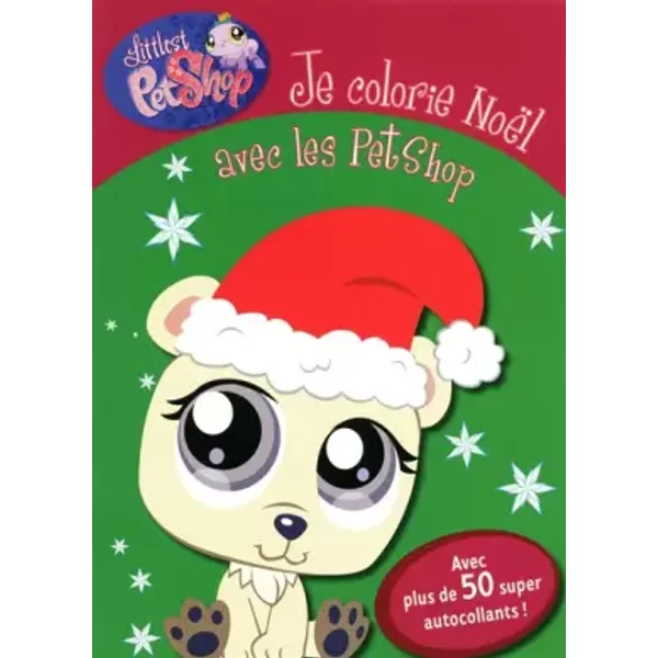Je Colorie Noel Littlest Petsh - Collectif-image