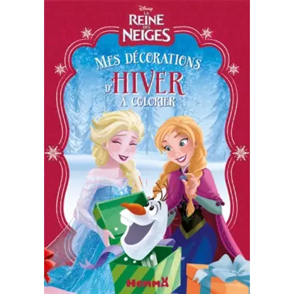 Disney La Reine Des Neiges - Mes DéCorations D'hiver à Colorier - Disney-image
