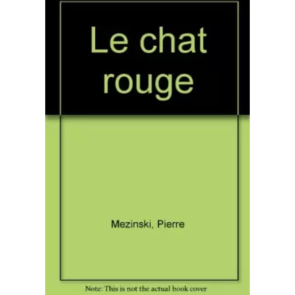 Le Chat Rouge - Pierre Mezinski-image