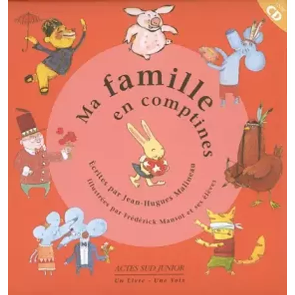 Ma Famille En Comptines - Jean-Hugues Malineau, FréDéRick Mansot-image
