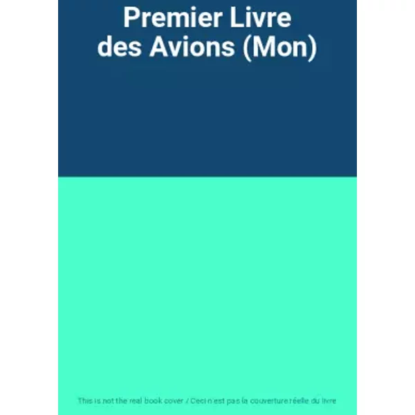 Premier Livre Des Avions (Mon)-image