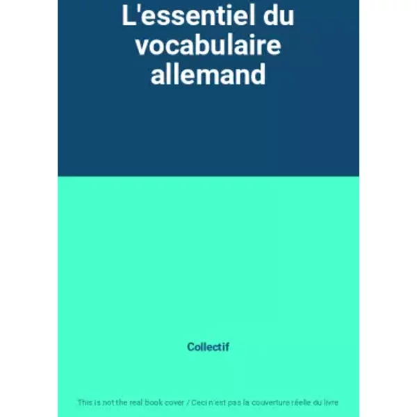 L'essentiel Du Vocabulaire Allemand - Collectif-image