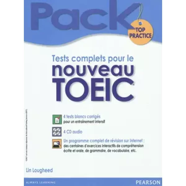 Pack "Top Practice" : Tests Complets Pour Le Nouveau Toeic - Lin Lougheed, HéLèNe Bourgeois-image