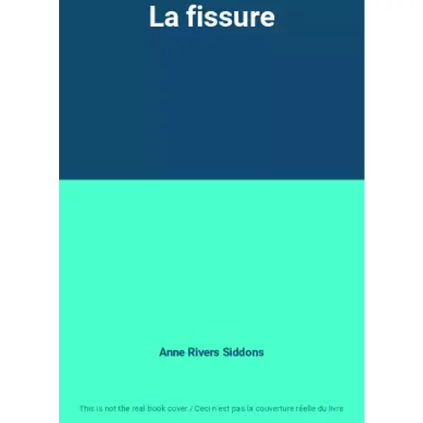 La Fissure - Anne Rivers Siddons-image