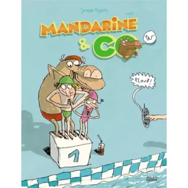 Mandarine & Cow, Tome 3 : Plouf ! - Jacques Azam-image