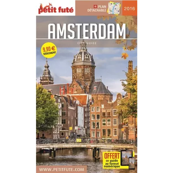 Amsterdam 2016 Petit Fute: Plan + Offre Numerique - Dominique Auzias Et Jean-Paul Labourdette-image