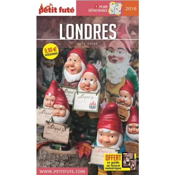 Londres 2016 Petit Fute: Plan + Offre Numerique - Dominique Auzias Et Jean-Paul Labourdette-image