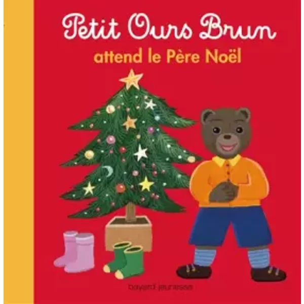 Petit Ours Brun Attend Le PèRe NoëL - Marie Aubinais Et DanièLe Bour-image