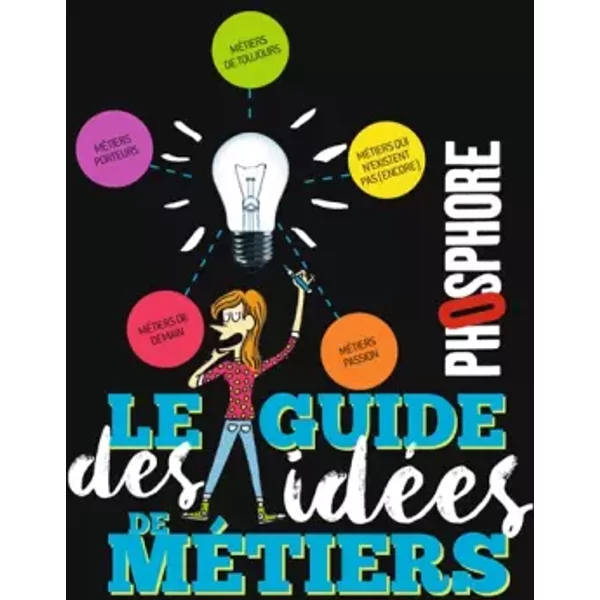 Le Guide Des IdéEs De MéTiers: Avec Phosphore - Sandrine Pouverreau Et Guillaume Filliatre-image