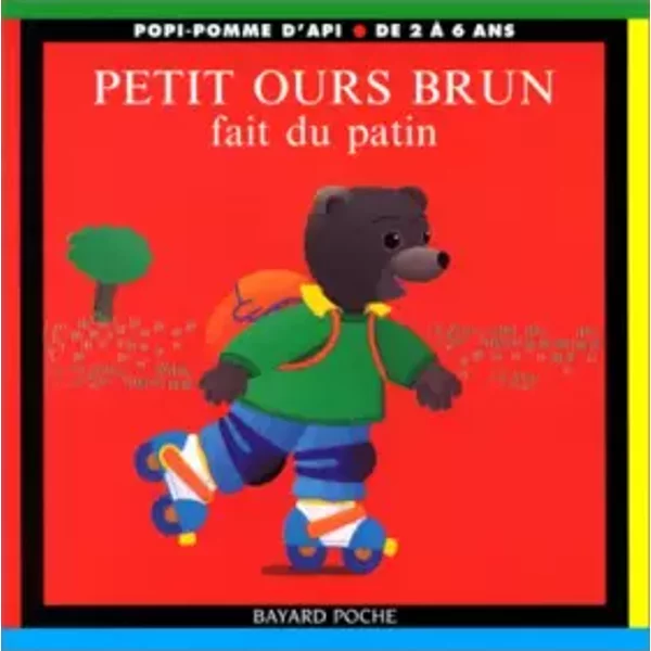 Petit Ours Brun Fait Du Patin - Marie Aubinais, DanièLe Bour-image
