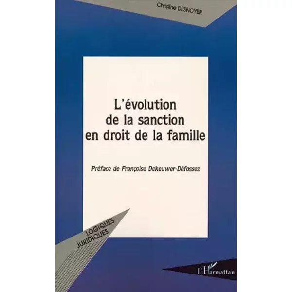 L'éVolution De La Sanction En Droit De La Famille - FrançOise Dekeuwer-DéFossez-image