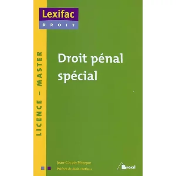 Droit PéNal SpéCial : Licence-Master - Jean-Claude Planque, Alain Prothais-image