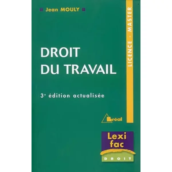 Droit Du Travail Licence-Master - Jean Mouly-image
