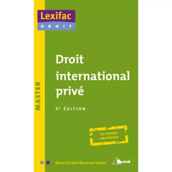 Droit International Privé - MARIE-CHRISTINE MEYZEAUD-GARAUD-image