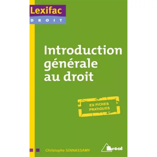 Introduction GéNéRale Au Droit - Christophe Sinnassamy-image