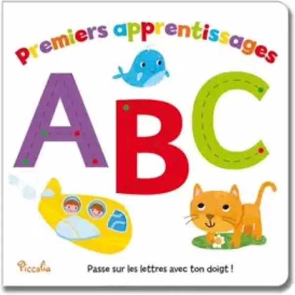 Abc: Passe Sur Les Lettres Avec Ton Doigt ! - Collectif-image