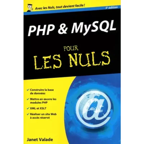 Php Et Mysql 5E Poche Pour Les Nuls - Janet Valade-image
