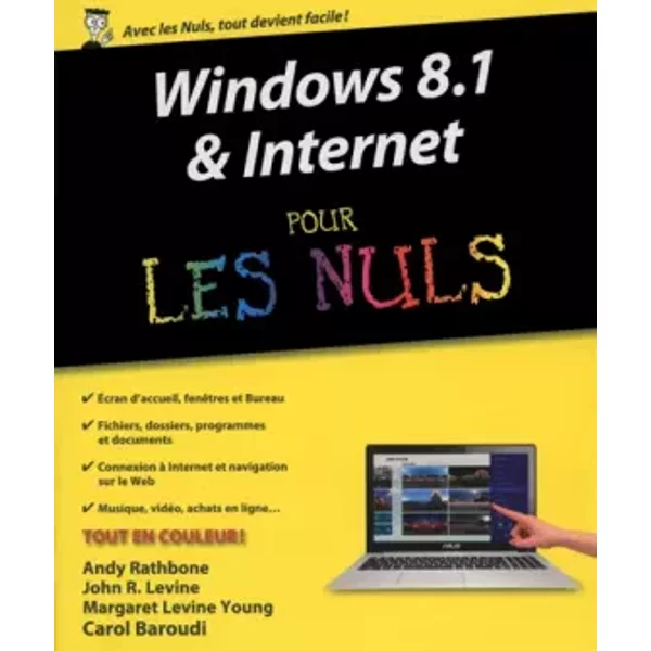Windows 8.1 Et Internet Pour Les Nuls - Carol Baroudi, John R. Levine, Margaret Levine Young, Andy Rathbone-image