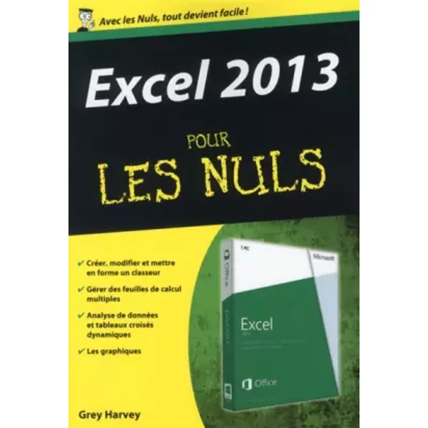 Excel 2013 Poche Pour Les Nuls - Greg Harvey-image