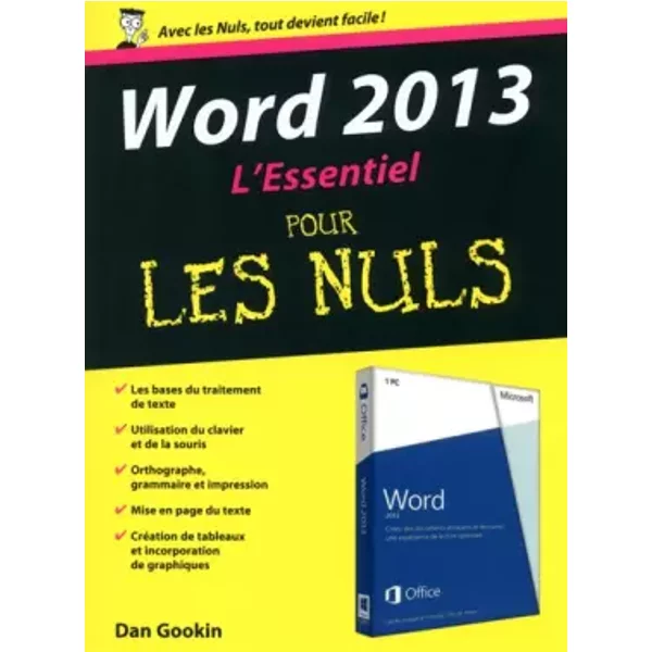 Word 2013 : L'essentiel Pour Les Nuls - Dan Gookin-image