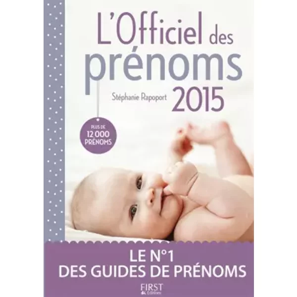 L'officiel Des PréNoms 2015 - StéPhanie Rapoport-image