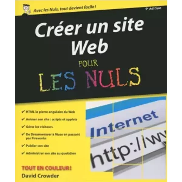 CréEr Un Site Web Pour Les Nuls 9E éDition - David A. Crowder-image