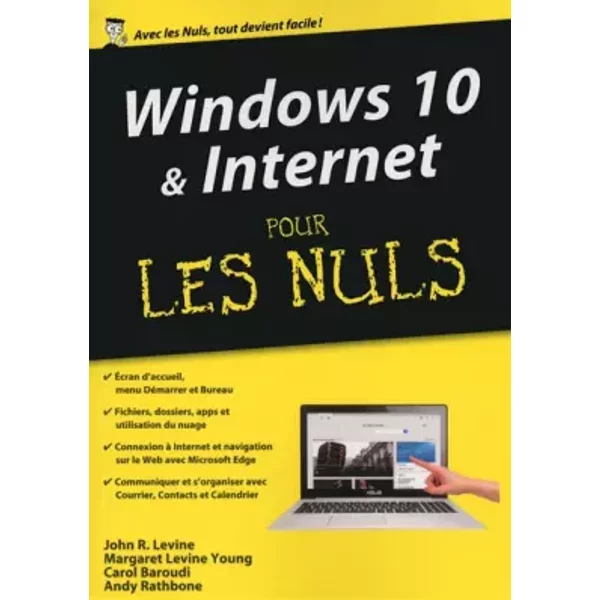Windows 10 Et Internet, MéGapoche Pour Les Nuls - Carol Baroudi, John R. Levine, Margaret Levine Young, Andy Rathbone-image