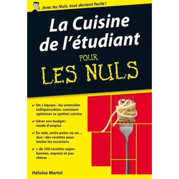 La Cuisine De L'éTudiant Pour Les Nuls Poche - HéLoïSe Martel-image