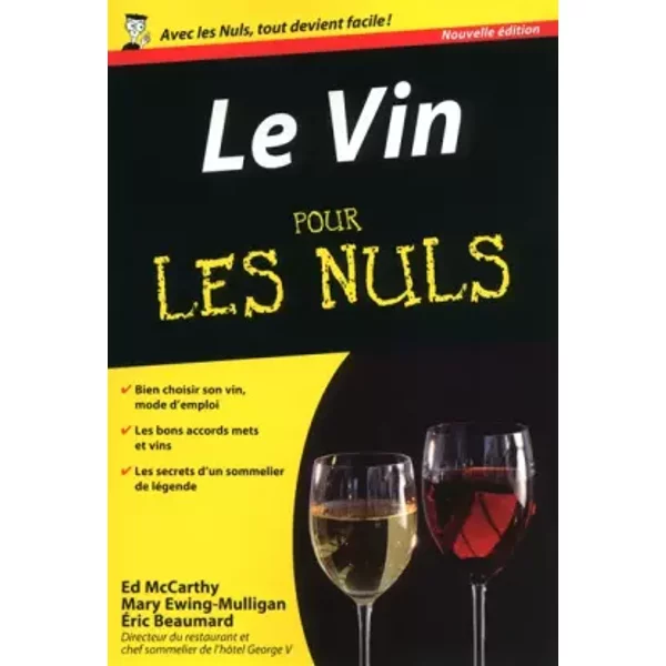Le Vin Pour Les Nuls Poche, 2E éDition - ÉRic Beaumard-image