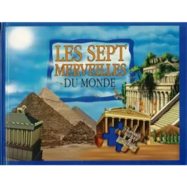 Les Sept Merveilles Du Monde - 5 Superbes Puzzles à L'intéRieur - Collectif-image