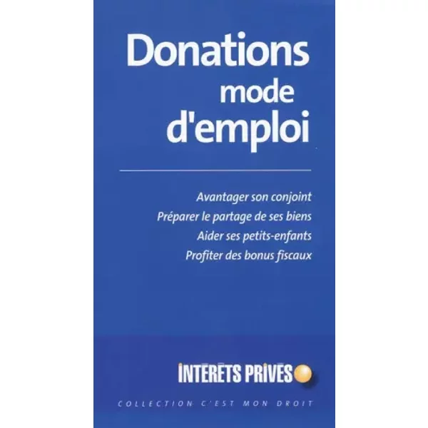 Donations : Mode D'emploi - Revue Fiduciaire-image