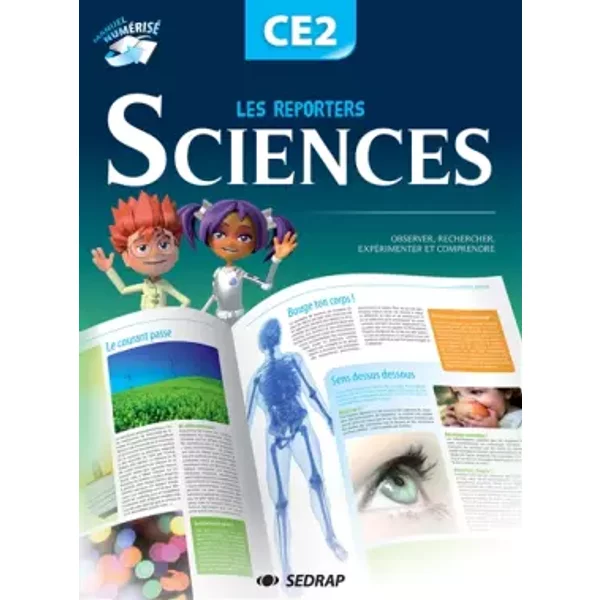 Les Reporters Des Sciences CE2 CE2 (Le Manuel ) - Collectif Sedrap-image