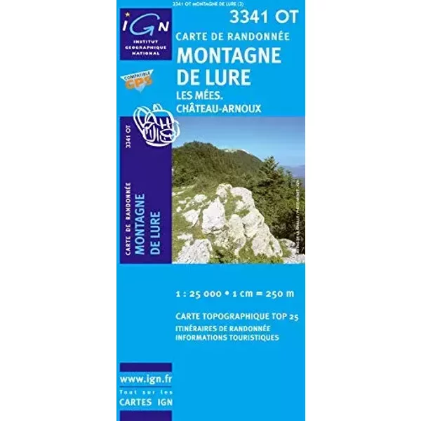 3341OT MONTAGNE DE LURE - Ign