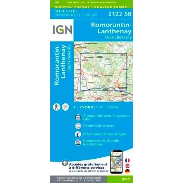 2122sb romorantin - lanthenay - cour cheverny - Ign