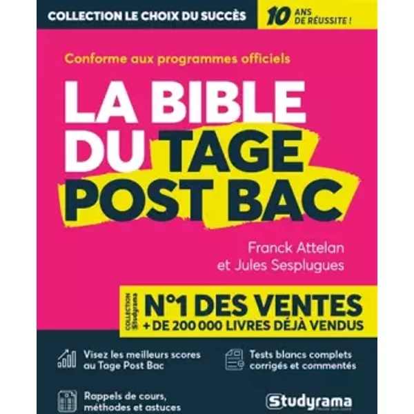 La Bible Du Tage Post-Bac® - Franck Attelan-image