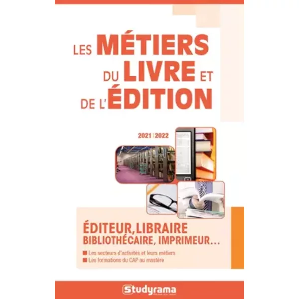 Les MéTiers Du Livre Et De L'éDition: 2021/2022 - Collectif-image